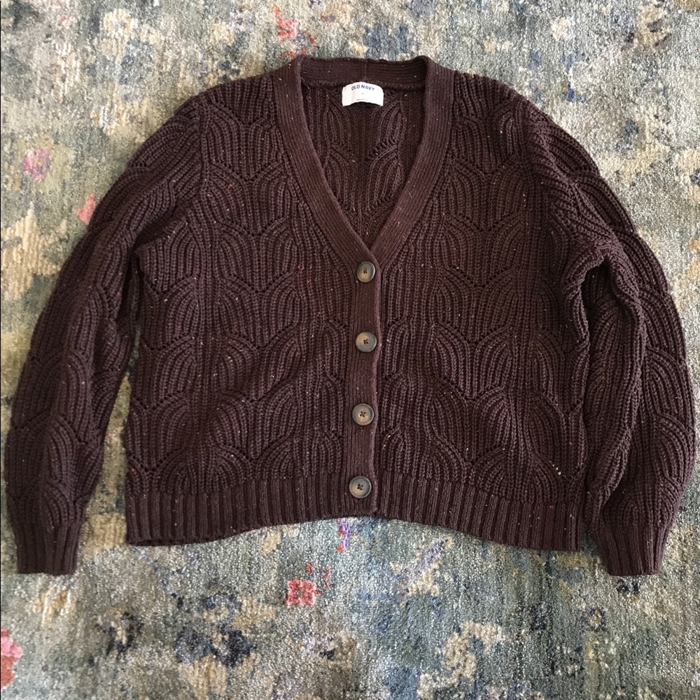 Old Navy Pointelle Cardigan